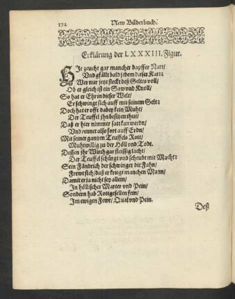 Erklärung der LXXXIII. Figur. Deß Teuffels Schiebkarch.