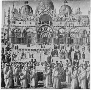 Prozession auf der Piazza di San Marco