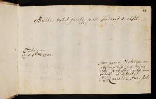 15r, Kausler, Philipp Ludwig. Tübingen, 28.09.1742 [aus Roßwag; Jurastudent in Tübingen]