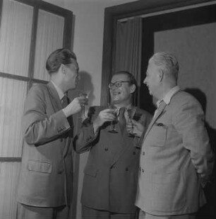 Feier mit Fritz Jensen und Fritz Schälike : Fritz Schälicke im Gespräch