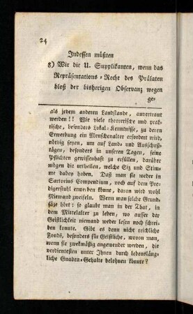 24-31, Indessen müßten 8) Wir die U. Supplikanten, wenn ...