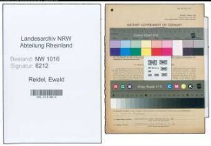 Entnazifizierung Ewald Reidel , geb. 04.06.1898 (Landwirt)