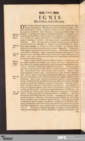 Ignis Mirabilium Activissimum