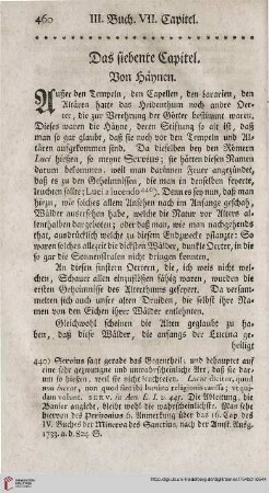Das siebente Capitel