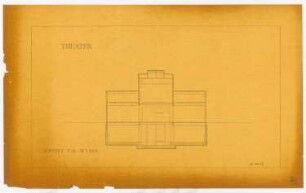 Theater: Querschnitt M 1:200