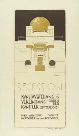 Secession. Kunstausstellung der Vereinigung bildender Künstler Österreichs