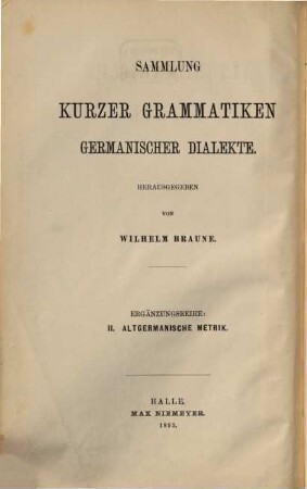 Altgermanische Metrik