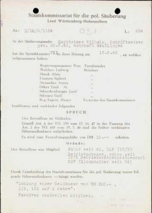 Horkheimer, Wilhelm