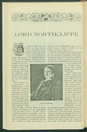 Lord Northcliffe