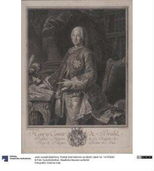 Porträt Graf Heinrich von Brühl