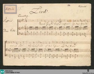 Lied - JWK Mus.Ms. 290 e : V, pf; g; StrK WoO 9.03/3