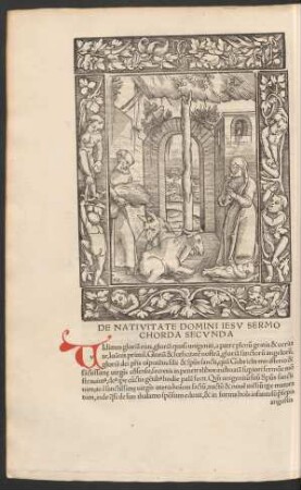 De Nativitate Domini Iesu Sermo Chorda Secunda
