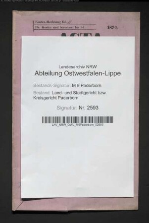Erblasser: Sander, Therese, geb. Lütfering: