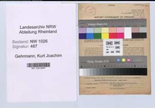 Entnazifizierung Kurt Joachim Gehrmann , geb. 03.04.1916 (Kriminalbeamter)