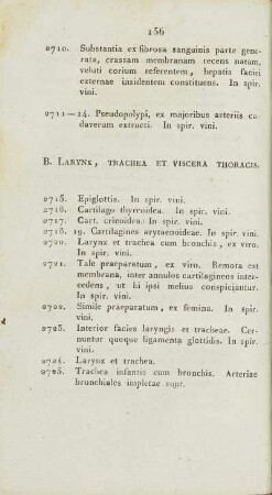 B. Larynx, Trachea Et Viscera Thoracis