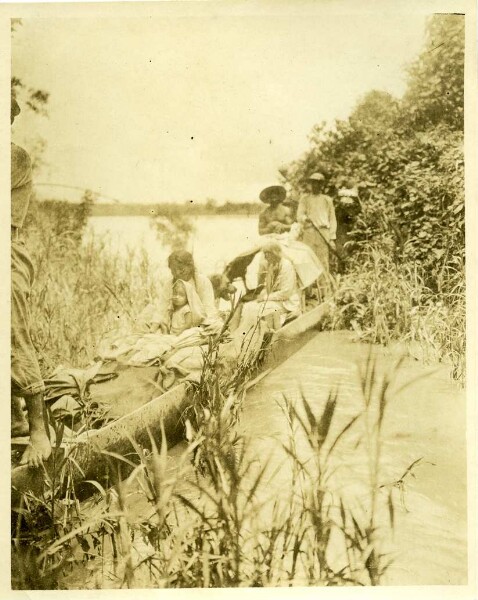 Entrance to a canal dug by the Indians