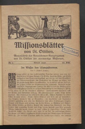 Nr. 4. Januar 1920. 24. Jahrgang