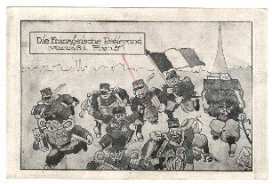 o.Nr.: Die Französische Regierung verläßt Paris! (Richtung Bordeaux) (verboten)