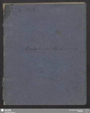 Analytische Chemie - XVII 414 8. (7)