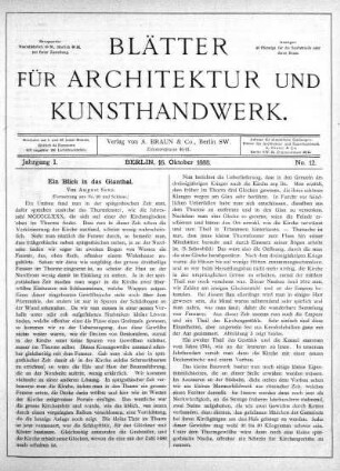 No. 12, 16. Oktober 1888
