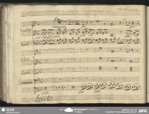 Einlage Aria (Johann Gottlieb Naumann): "Ah di calma un sol momento"