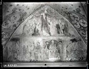 evangelische Pfarrkirche; Chor, Fresken nach der Restaurierung