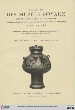 Bulletin des Musées Royaux des Arts Décoratifs et Industriels