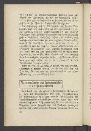 Rationalisierung und Arbeitslosigkeit in der Planwirtschaft
