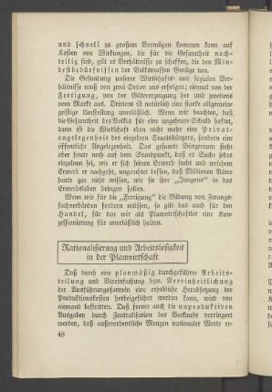 Rationalisierung und Arbeitslosigkeit in der Planwirtschaft