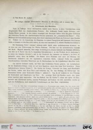 Der hiesigen römischen Baudenkmäler Schicksale im Mittelalter und in neuerer Zeit, [2] : (Vergl. d. Jahresbericht von 1859 und 1860)
