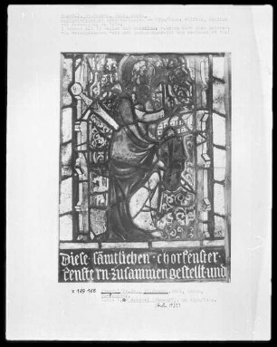 Nordöstliches Chorfenster — Der Apostel Paulus?