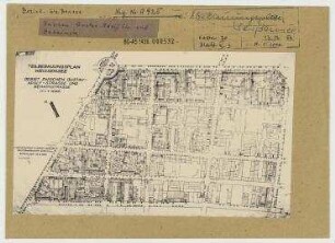 Teilbebauungsplan Weißensee. Berlin, Weißensee, Gustav-Adolf-Straße/Behaimstraße/Pistoriusstraße/Charlottenburger Straße/Langhansstraße/Streustraße/Lehderstraße/Roelckestraße/Friesickestraße/Goethestraße/Hamburger Platz/Mirbachplatz