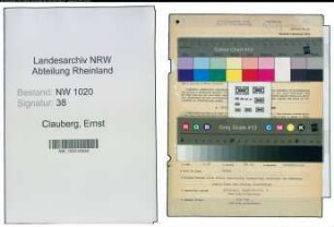 Entnazifizierung Ernst Clauberg , geb. 18.09.1894 (Strassenbahnschaffner)