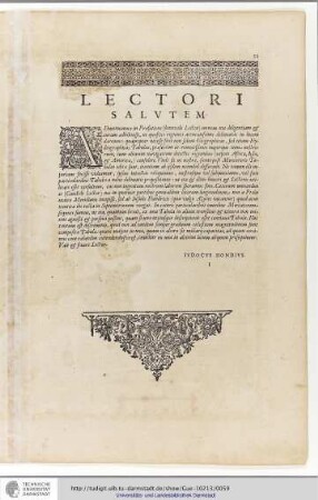 Lectori Salutem
