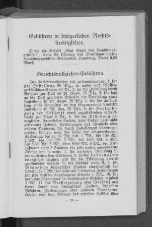 Gebühren in bürgerlichen Rechtstreitigkeiten.