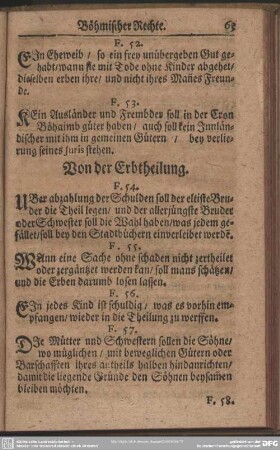 Von der Erbtheilung