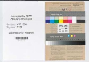 Entnazifizierung Heinrich Woersdoerfer, geb. 01.10.1904 (Regierungsinspektor)