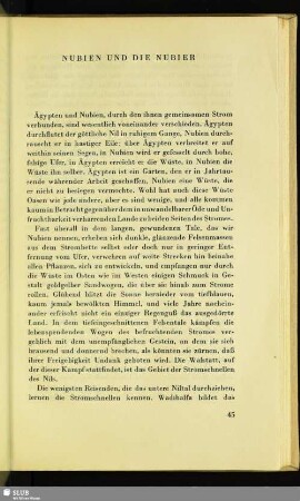 Nubien Und Die Nubier