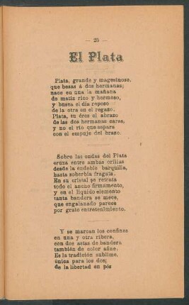 El plata