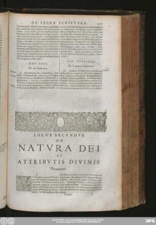 Cap. XXVI. De usu huius loci.