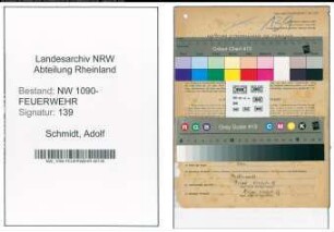 Entnazifizierung Adolf Schmidt , geb. 19.04.1909 (Kaufmaennischer Angestellter)