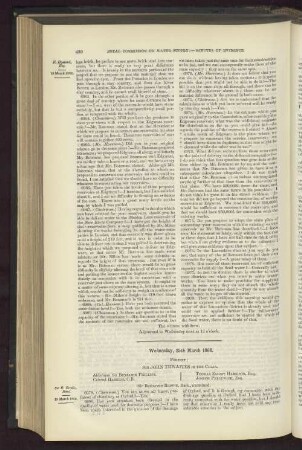 Wednesday, 25th March 1868.