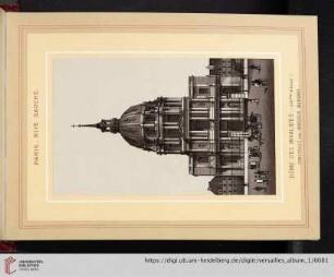 Paris, rive gauche. Dôme des Invalides