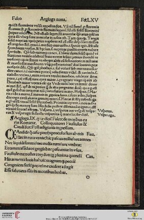 Aegloga nona