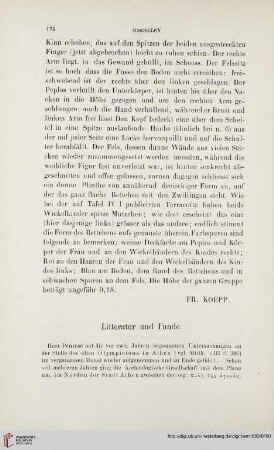 Litteratur und Funde