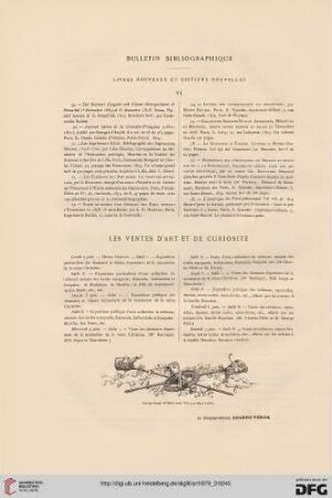 Les ventes d'art et de curiosité