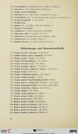 Möbelbezugs- und Dekorations-Stoffe (Nr. 541-970a)