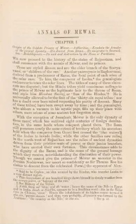 Annals of Mewar