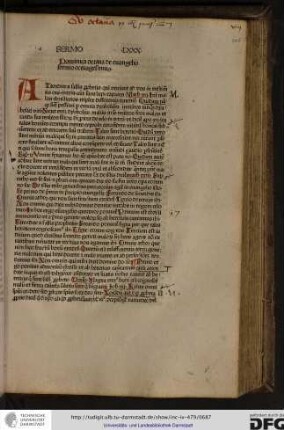 Dominica octava, de evangelio, sermo octuagesimus.