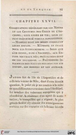 Chapitre XXVII
